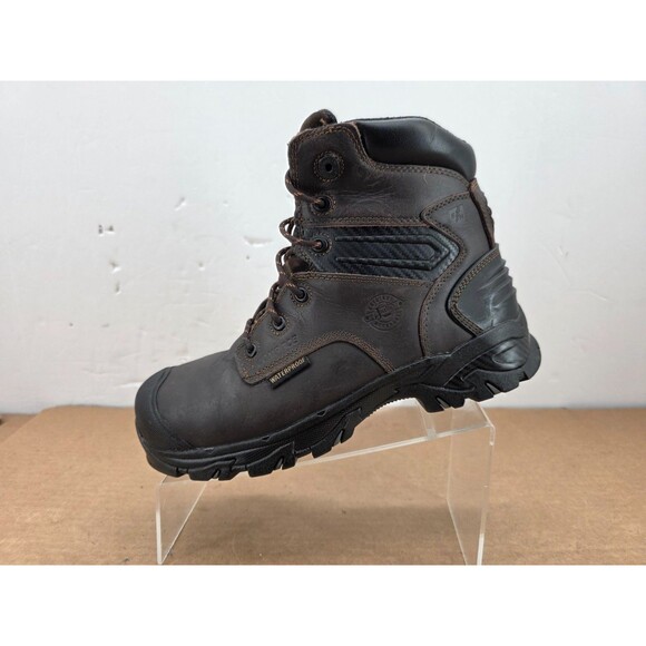 JustinBootsMen's Full Grain Waterproof Composite Toe Work Boots WK104 Sz 8.5Wide